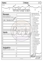 Winterliche Wortartenübungen (Klasse 2-4) – Bild 2