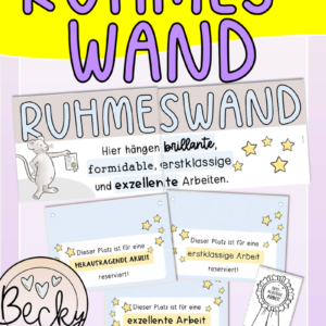Ruhmeswand (Arbeiten würdigen, positiv verstärken)