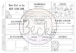 Leporello nach den Ferien (Ferienrückblick, neues Schuljahr) – Bild 2