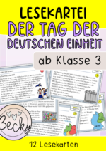 Der Tag der Deutschen Einheit / Wiedervereinigung (Lesekartei)
