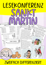 Sankt Martin - Lesekonferenz, Erzählkarten, Fragen zum Text