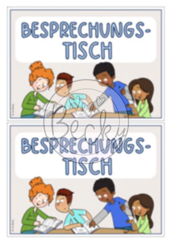 Schilder für das Klassenzimmer – Bild 5