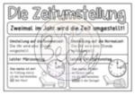Poster, Merkblatt Zeitumstellung – Bild 2