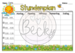 Stundenplan- Vorlage zum Ausfüllen am Computer – Bild 4