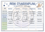 Stundenplan- Vorlage zum Ausfüllen am Computer – Bild 2