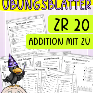 Addition ZR 20 mit Zehnerüberschreitung (Rechenstrategien)