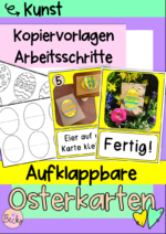Eierkarten zum Aufklappen (Ostern)