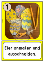 Eierkarten zum Aufklappen (Ostern) – Bild 3