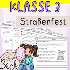 Abschreibtexte Sommerfest (Klasse 3, VA)