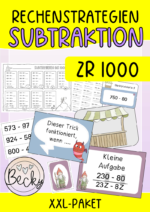 Rechenstrategien Subtraktion bis 1000 (Kopfrechnen, halbschriftlich rechnen)