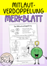 Merkblatt: Mitlautverdoppelung (doppelte Konsonanten)