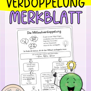 Merkblatt: Mitlautverdoppelung (doppelte Konsonanten)