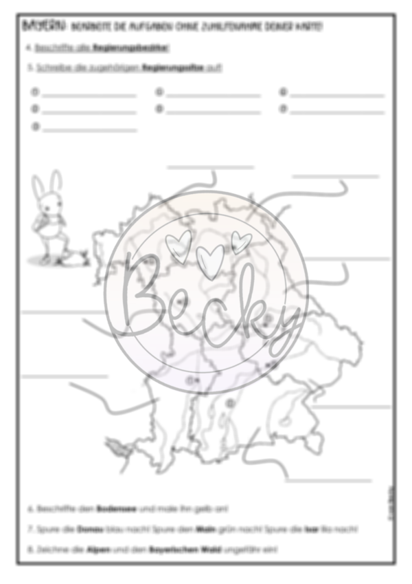 Wiederholung: Bayern Deutschland (Klasse 4) – Bild 3