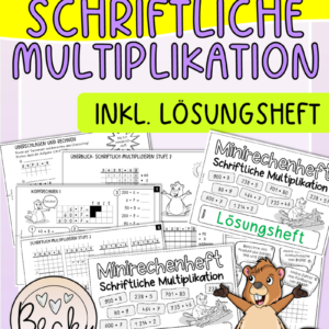 Schriftliche Multiplikation Übungsheft