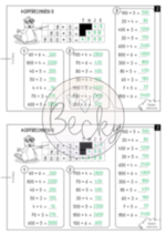 Schriftliche Multiplikation Übungsheft – Bild 3