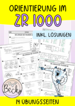 Orientierung im ZR bis 1000 (14 gemischte Übungsseiten)