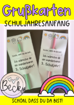 Grüße zum Schulanfang (Schulstart), Regenbogen