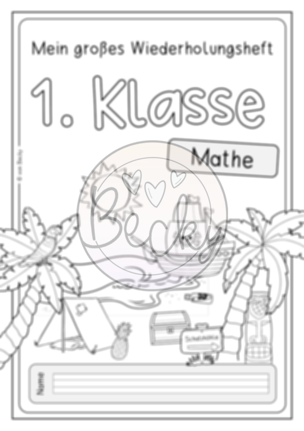 Wiederholung Mathe Klasse 1 (Heft, Kopiervorlagen) – Bild 5