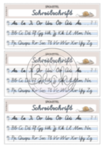 Spickzettel: Schreibschrift und Druckschrift – Bild 2