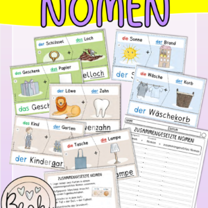 Zusammengesetzte Nomen (Legeübung, 3 Sets)