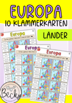 10 Klammerkarten Länder in Europa (Geografie)