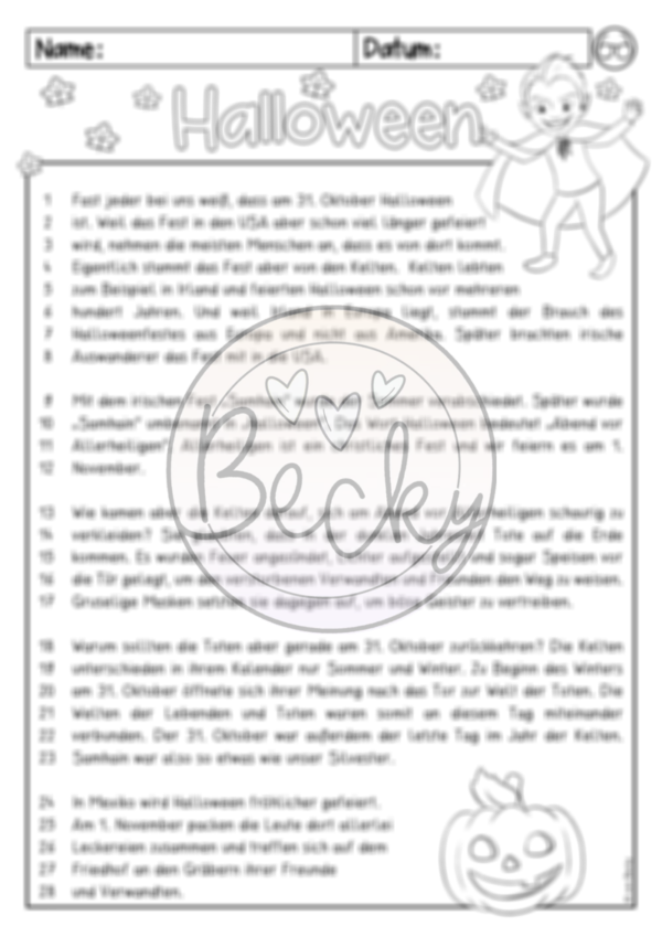 Lesekonferenz Halloween – Bild 3