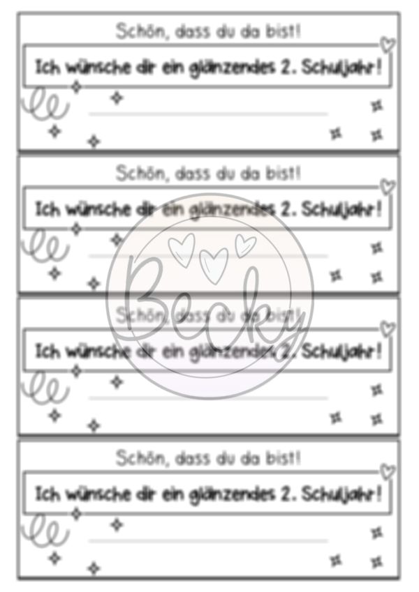 Grüße zum neuen Schuljahr (Schulanfang) – Bild 2