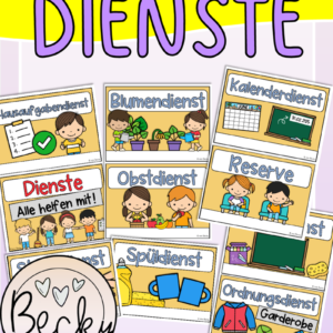 Dienste, Klassendienste (Schilder und Wimpel)