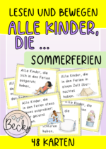 Bewegung und Lesen: Alle Kinder, die ... (Sommerferien)